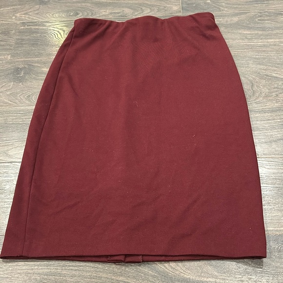 Philosophy maroon midi skirt size 8 11:11 - Picture 1 of 2